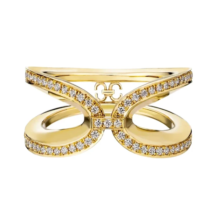 Harmony Infinity Ring with Diamonds