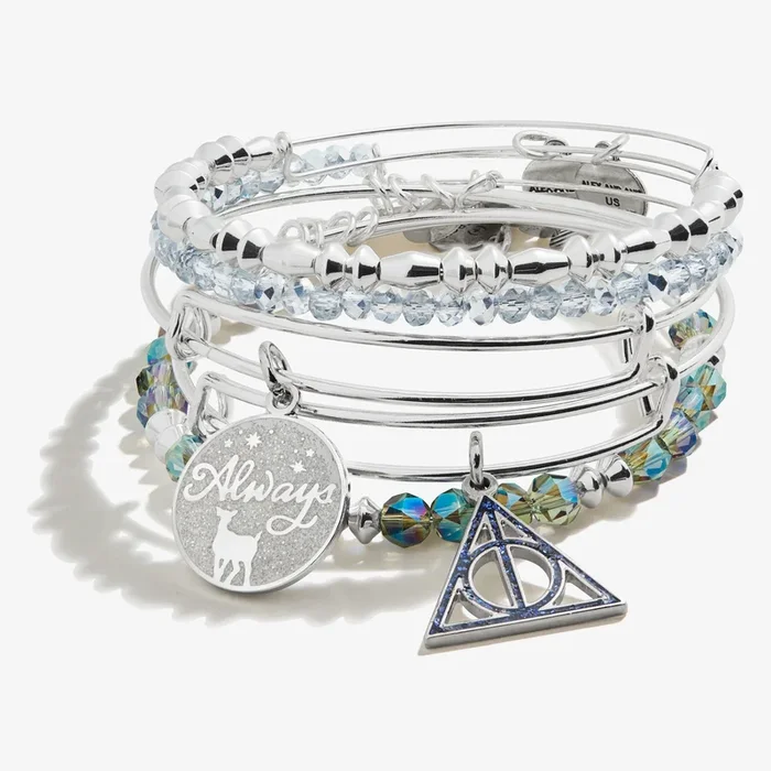 Harry Potter™ ‘Always’ Charm Bangle, Set of 5
