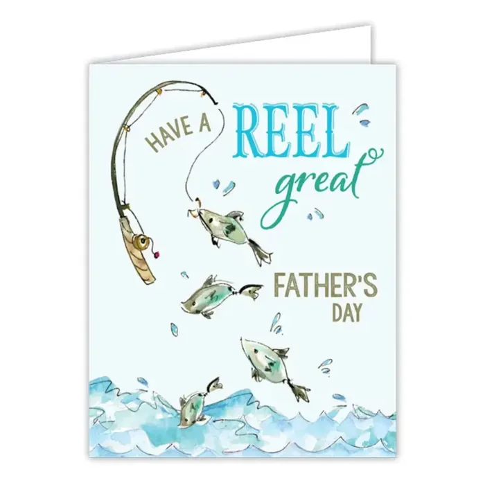 Have a Reel Great Father’s Day Rod and Fish Greeting Card