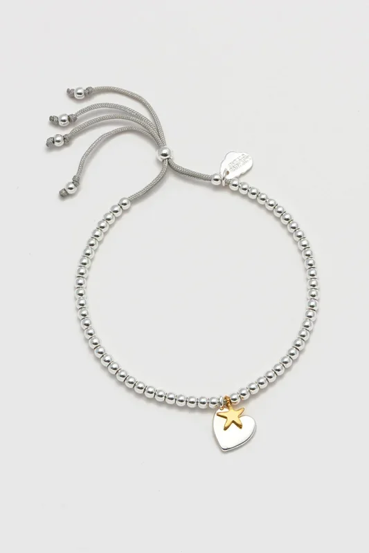 Heart and Star Liberty Bracelet