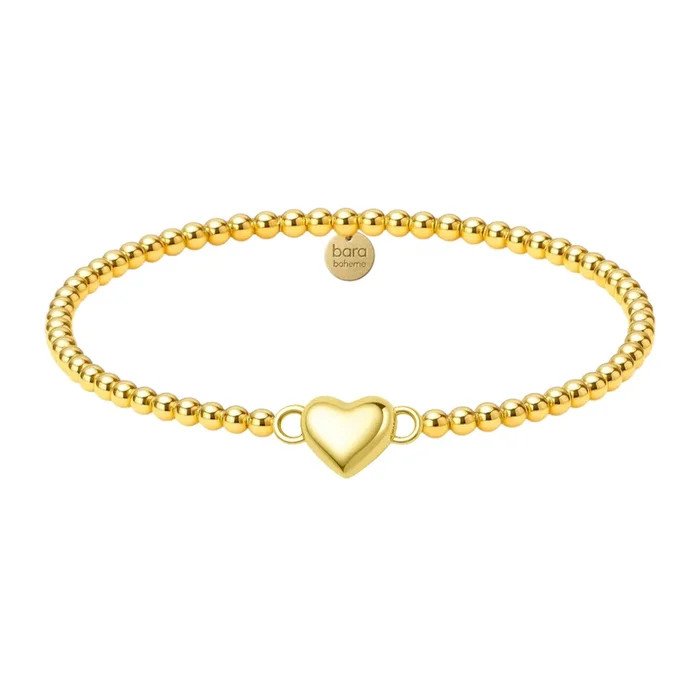 Heart Connector | Gold Filled Charm Bracelet