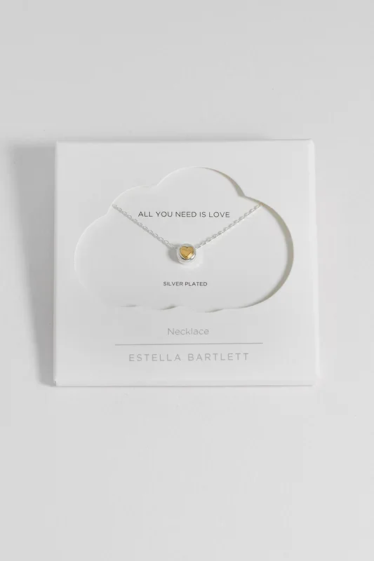 Heart Disc Bead Necklace