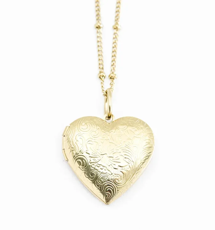 Heart Flower Locket
