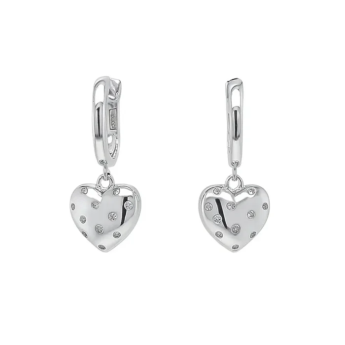 Heart Throb Drops in Platinum