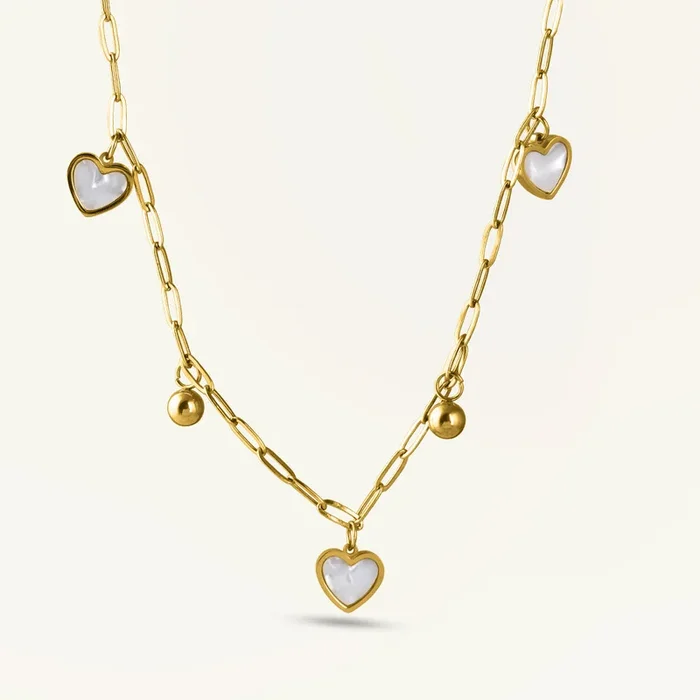 Hearts of Pearl Necklace