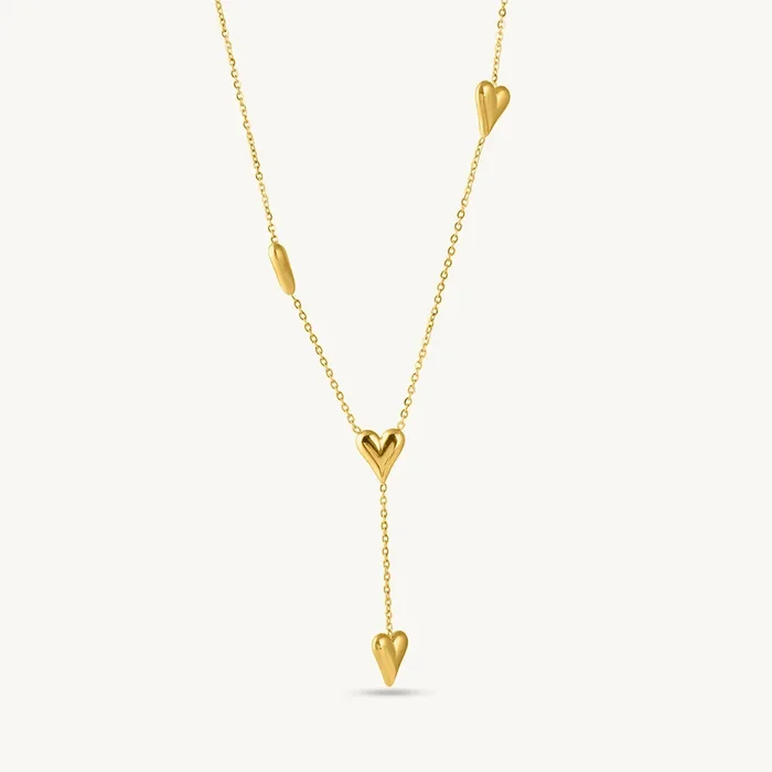 Heartstrings Gold Necklace