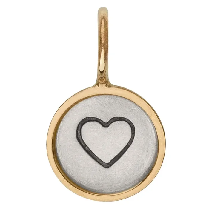 HEATHER B. MOORE Stamped Heart Charm