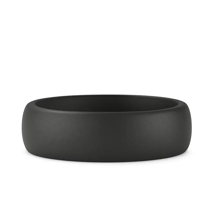 Heavy Stone® Domed Zirconium Men’s Band