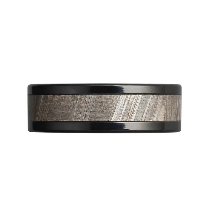 Heavy Stone® Meteorite Zirconium Men’s Band