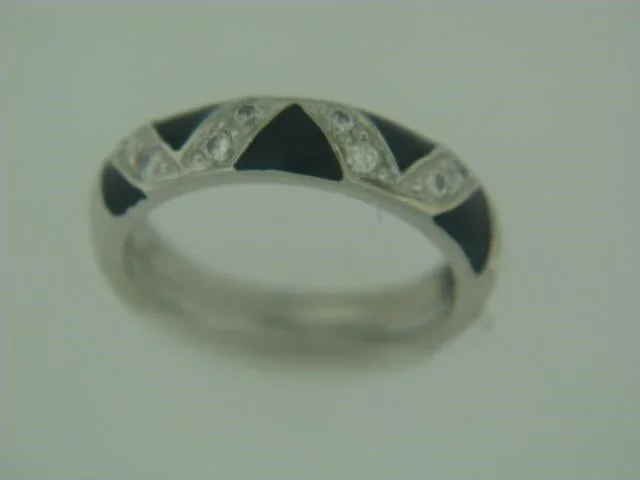 Hidalgo Diamond & Enamel Band