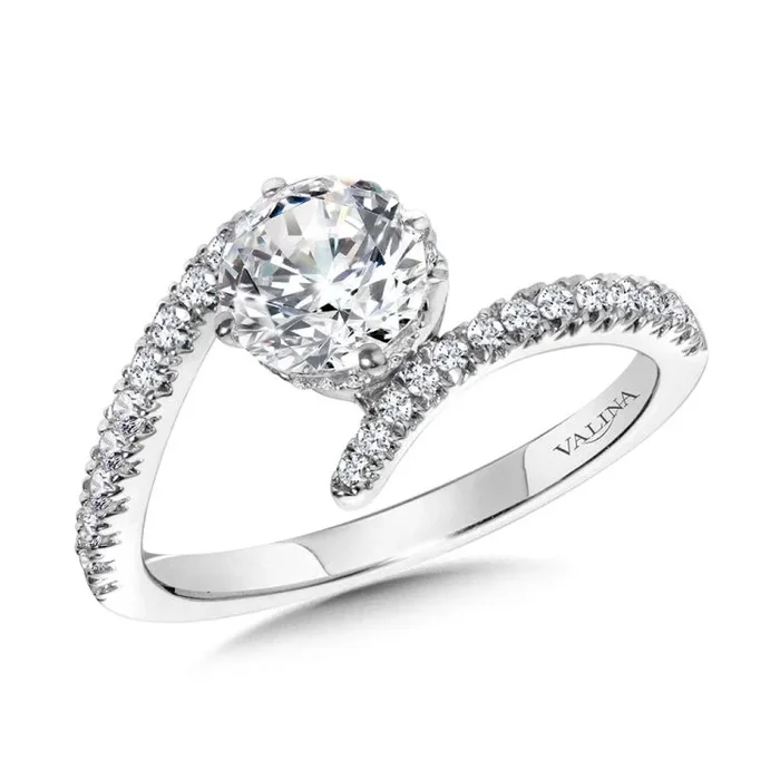 Hidden Halo Bypass Dimond Engagement Ring