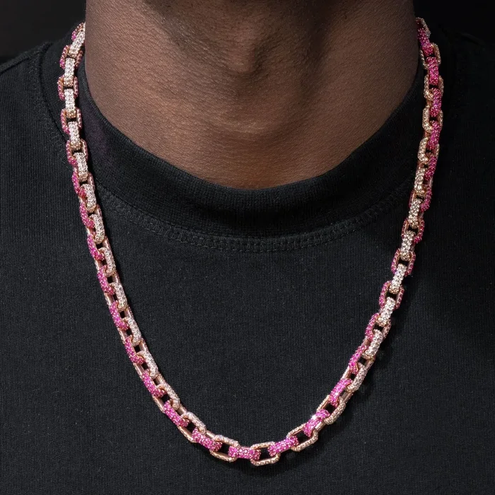 High End Jewelry – Iced Out Diamond Hermes Link Chain