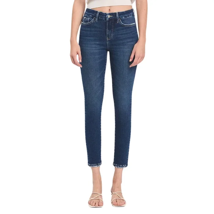 High Rise Skinny Jeans – Dark Wash