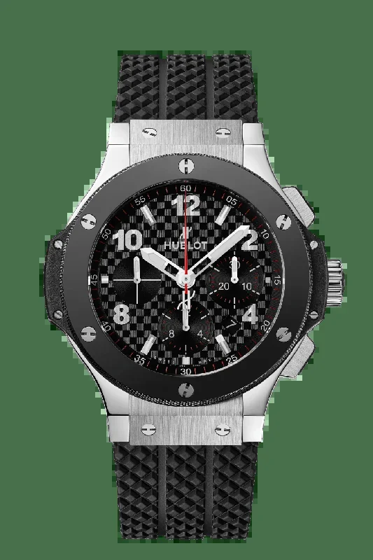 Hublot Big Bang with Black Checkered Dial in Stainless Steel 44mm