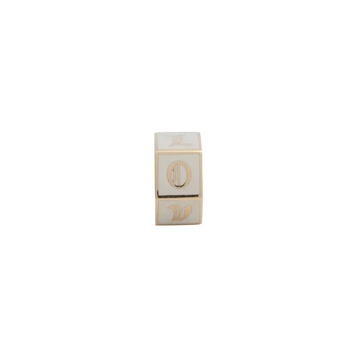 I Love U : Small Ceramic Faceted Heart Beat Cream