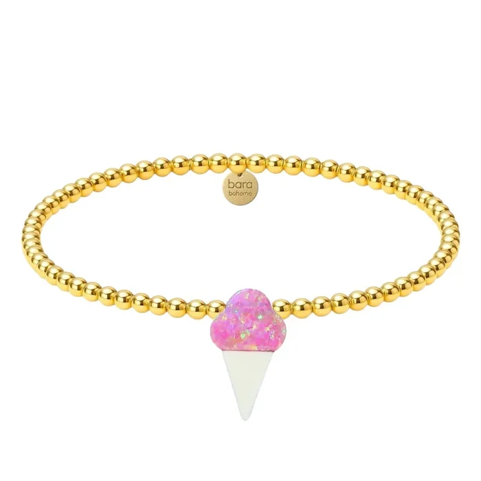 Ice Cream | Beaded Opal Bracelet