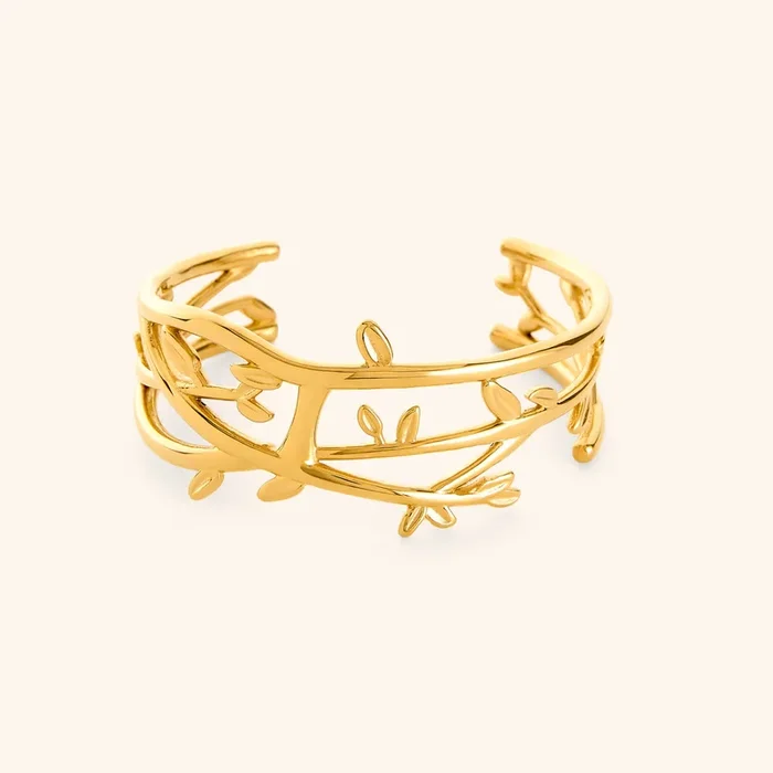 Imperfect Olive Branch Cuff