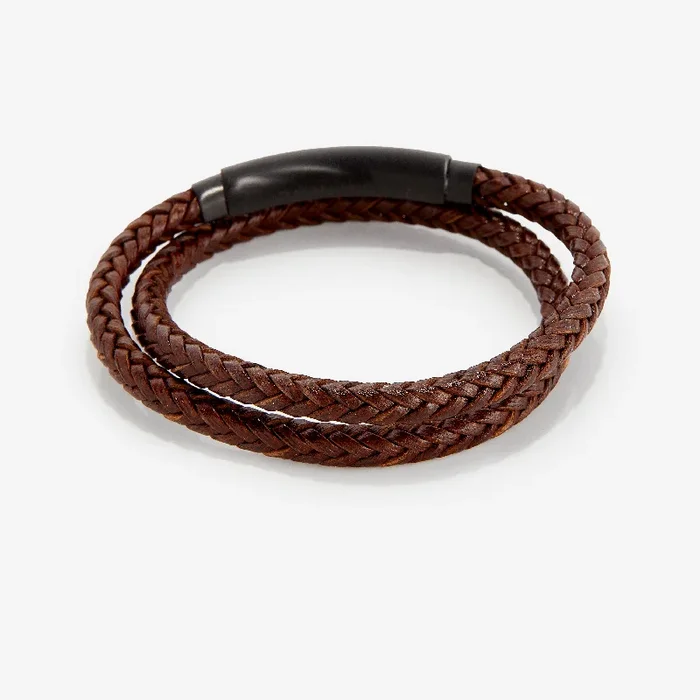 Infinite Leather Bracelet | Men