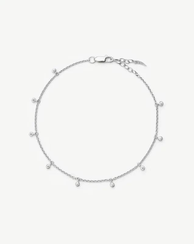 Interstellar Drop Bracelet | Silver Plated