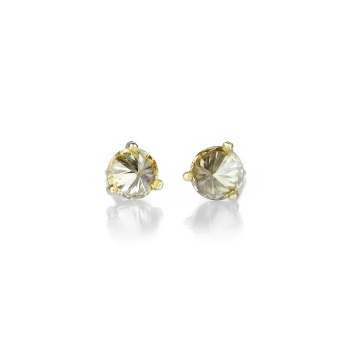 Inverted Cognac Diamond Studs