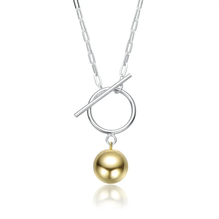 Isabelle Sphere Modern Toggle Couture Necklace