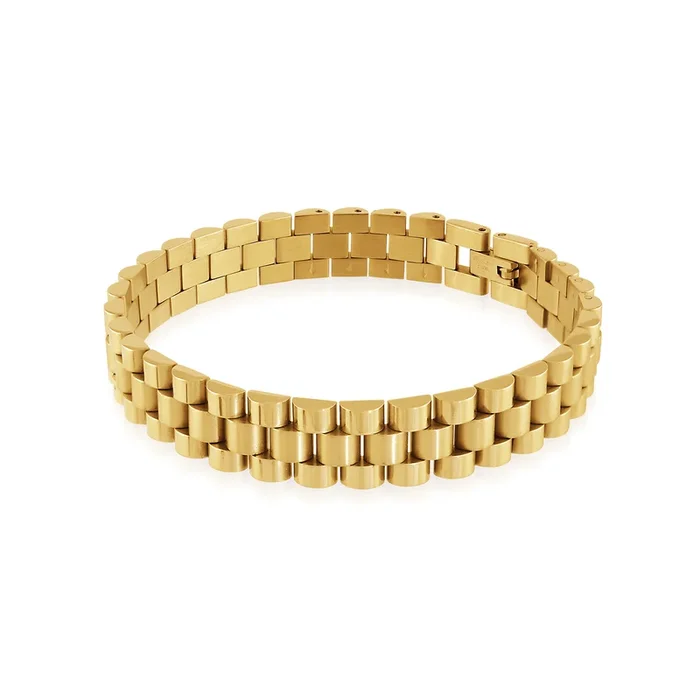 Italgem Men’s 8.5″ Steel Rolex Link Bracelet