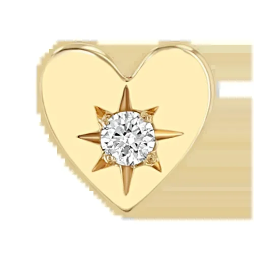 Itty Bitty Star Set Diamond Heart
