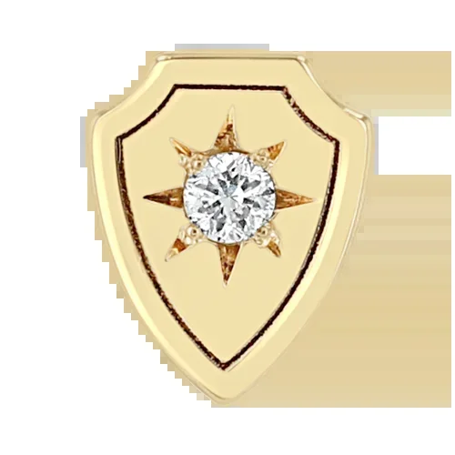 Itty Bitty Star Set Diamond Shield