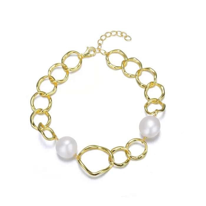 Jacqueline Freshwater Pearl Chain Bracelet