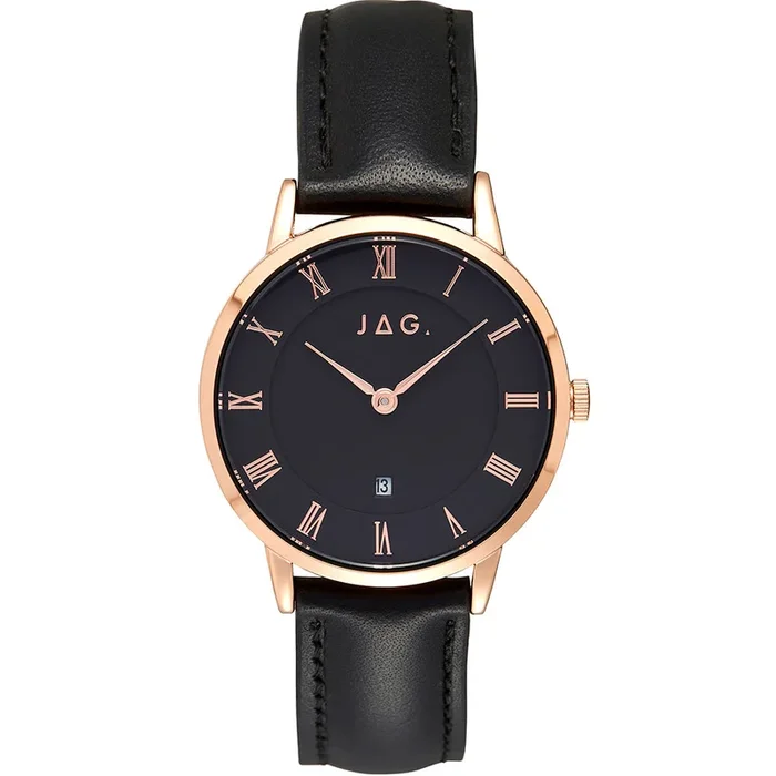 JAG J2298 ‘Lola’ Black Leather Womens Watch