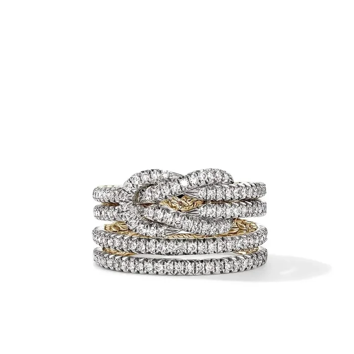 JOHN HARDY Love Knot Diamond Ring