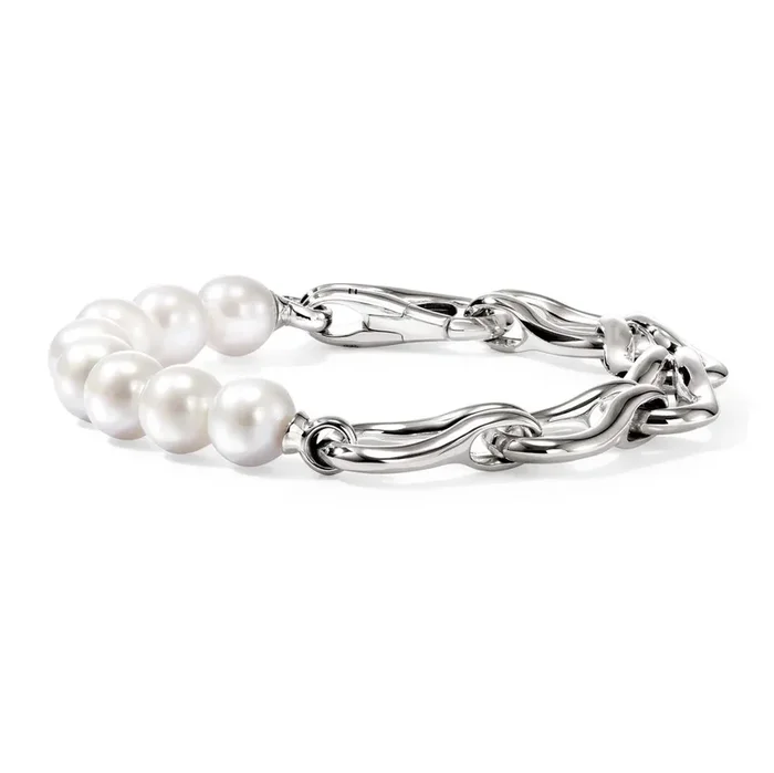 JOHN HARDY Surf Link Pearl Bracelet