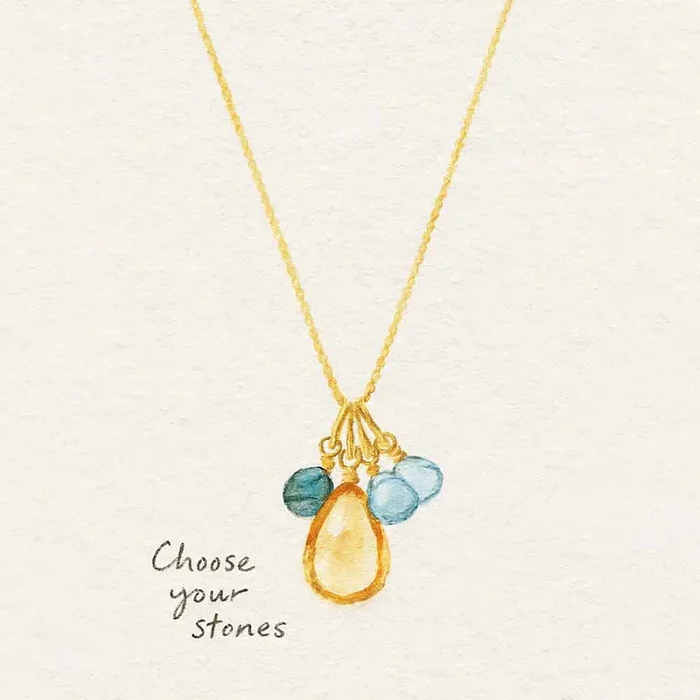 Jordan Custom Gemstone Necklace