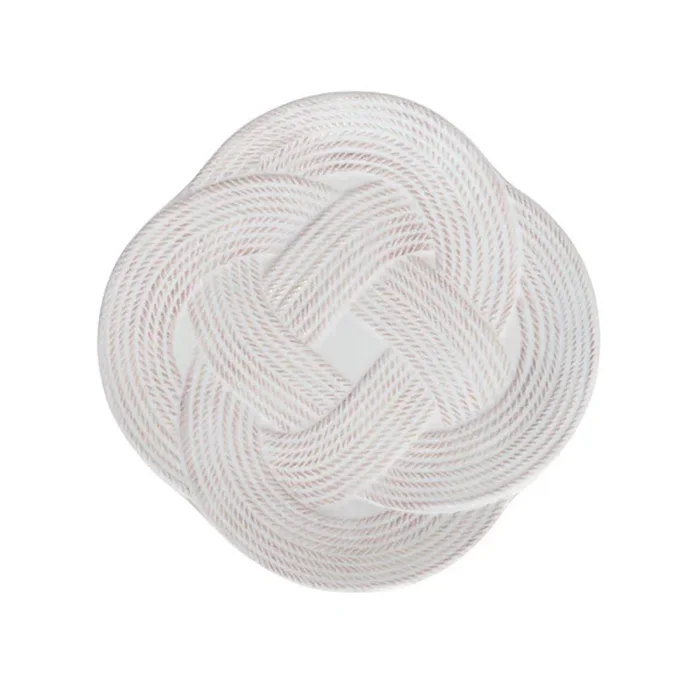 Juliska Le Panier Mystic Knot Dessert/Salad Plate – Whitewash