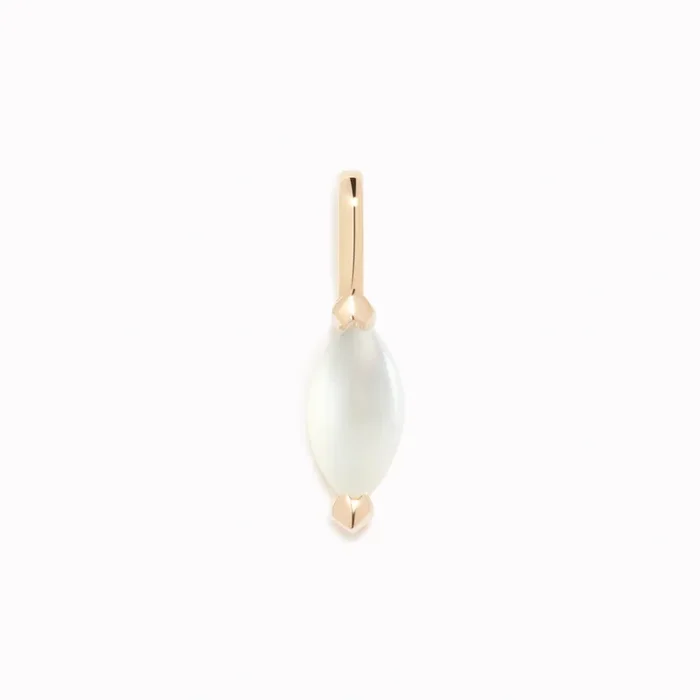 June Birthstone Pendant 14k Gold – Mother of Pearl