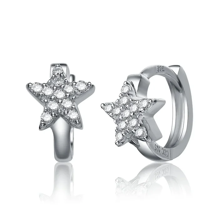 Justine Star-shape Kids’ Hoop Earrings