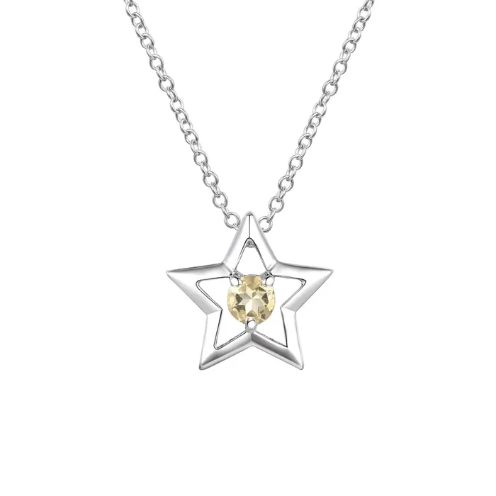 Justine Tourmaline Star Pendentif Necklace