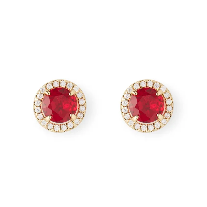 Kate Studs in Red