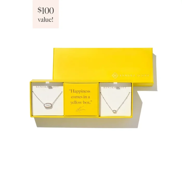 Kendra Scott Elisa Necklace Gift Set – Ivory Mother of Pearl