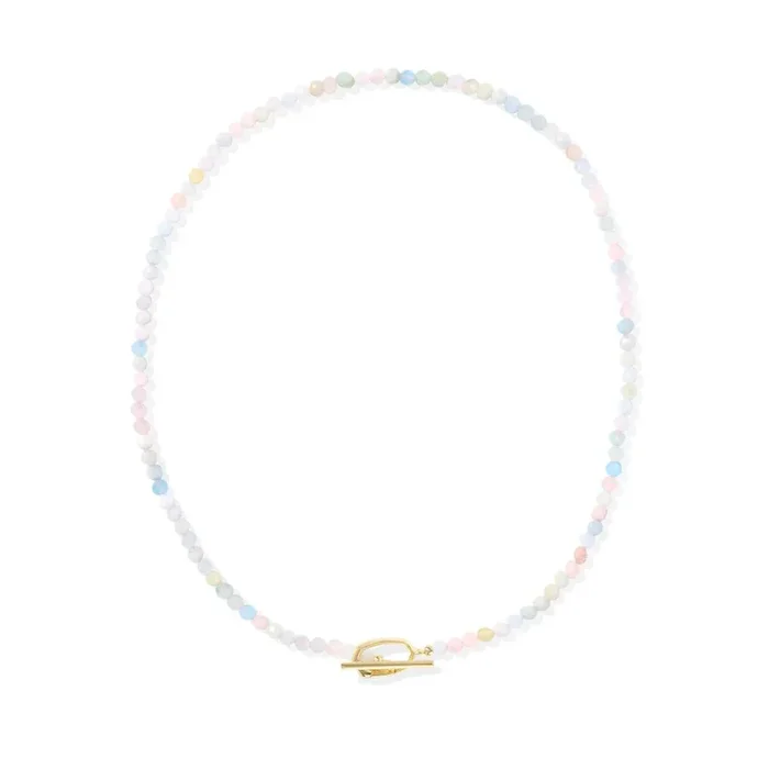 Kendra Scott Sylvia Strand Necklace – Gold Morganite Ombre