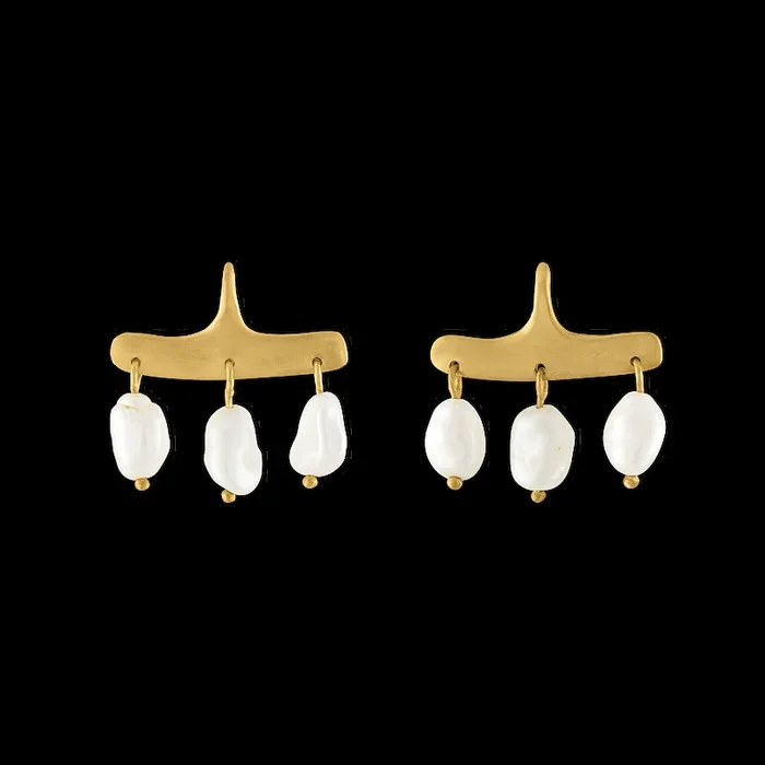 Keshi Pearl Syca Earrings