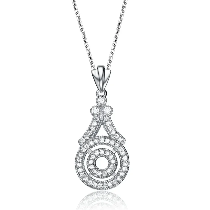 La Roche Round Drop Pendant
