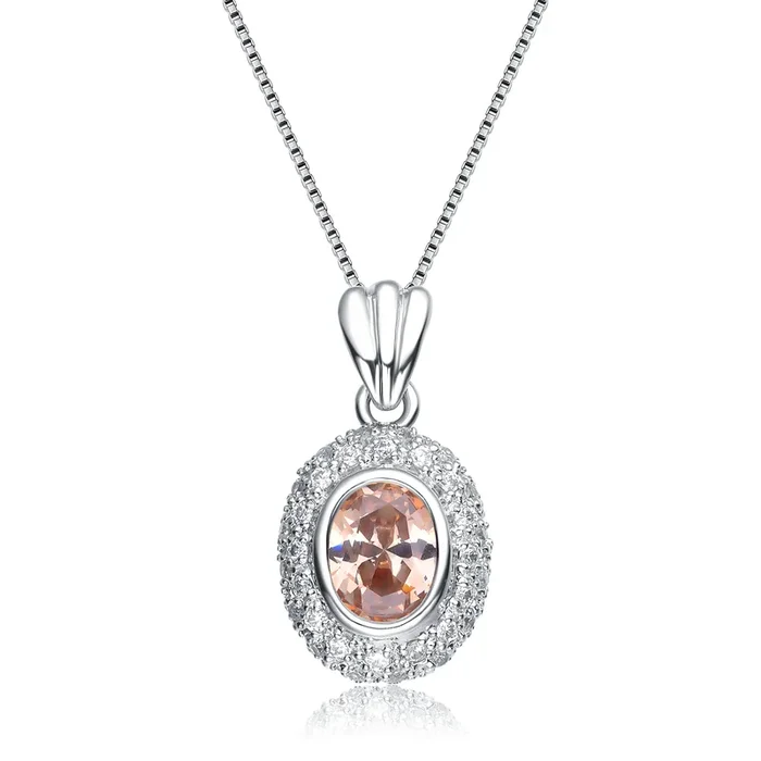 La Scène Champagne Cubic Zirconia Necklace