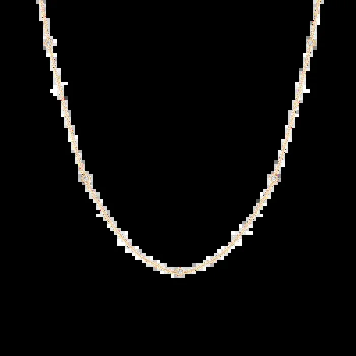 Lab Grown Diamond Station Necklace