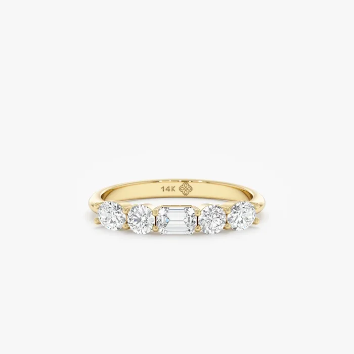 Lab-Grown Diamond Wedding Band, Nori
