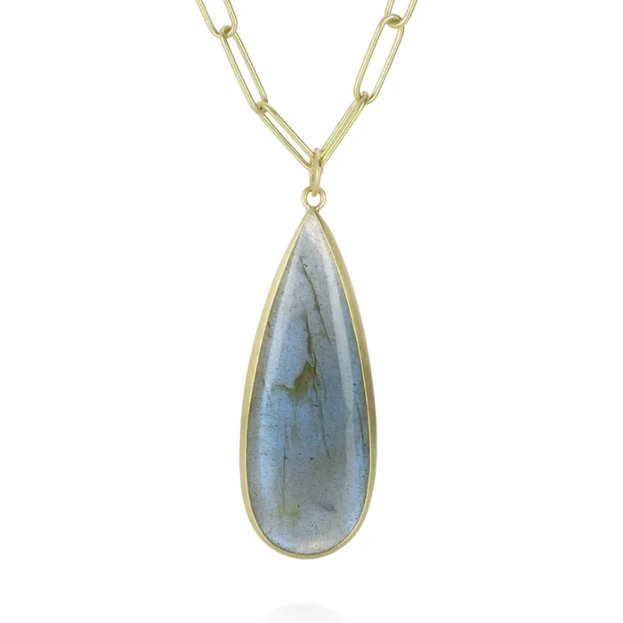 Labradorite Teardrop Pendant (Pendant Only)
