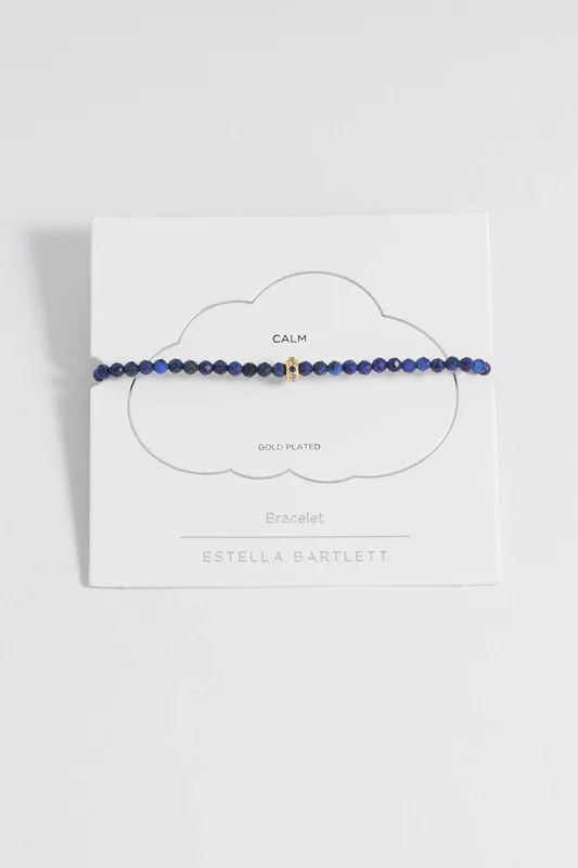 Lapis Lazuli CZ Disc Amelia Bracelet