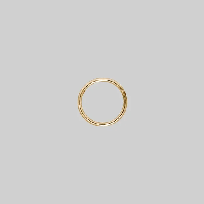 LARA. Gold Titanium Clicker Ring