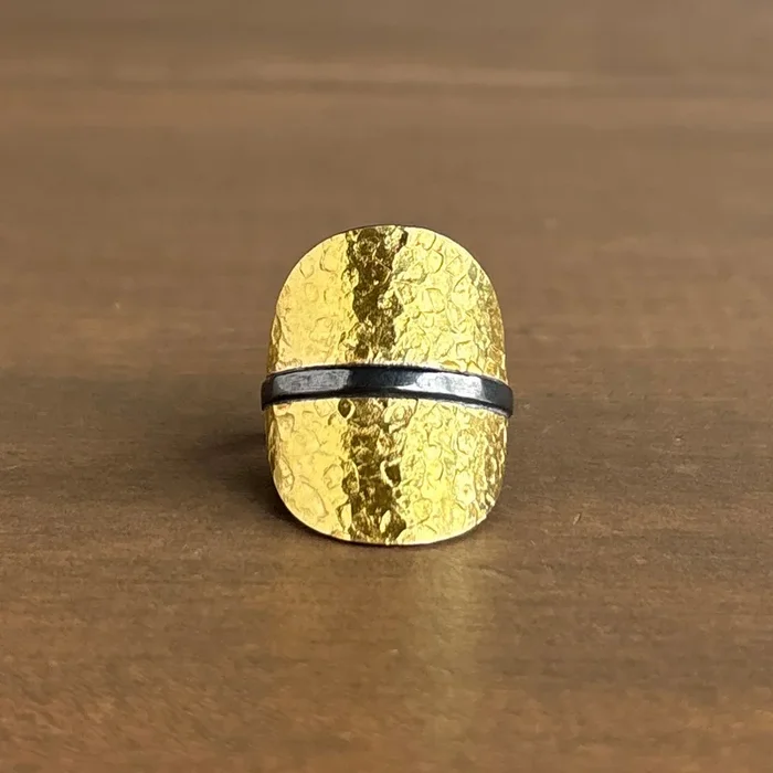 Large Cigar Band Ring