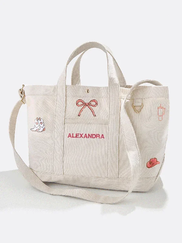Large Custom Icon Tote – Large